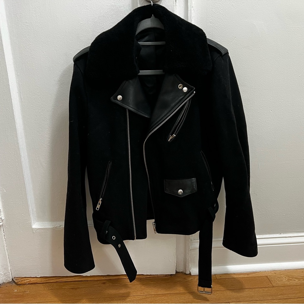 Black Leather Women's Jacket